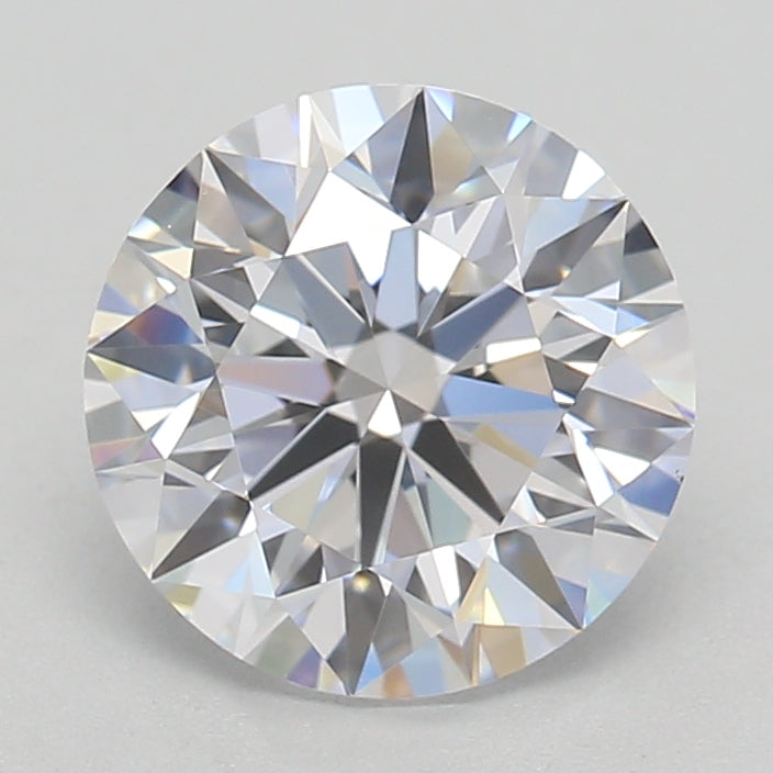 1.5 Carat Round Lab Diamond with  Cut Diamond in 14KT  view 1
