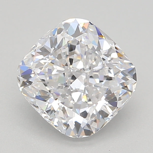 0.96 Carat Cushion Lab Diamond with  Cut Diamond in 14KT  view 1
