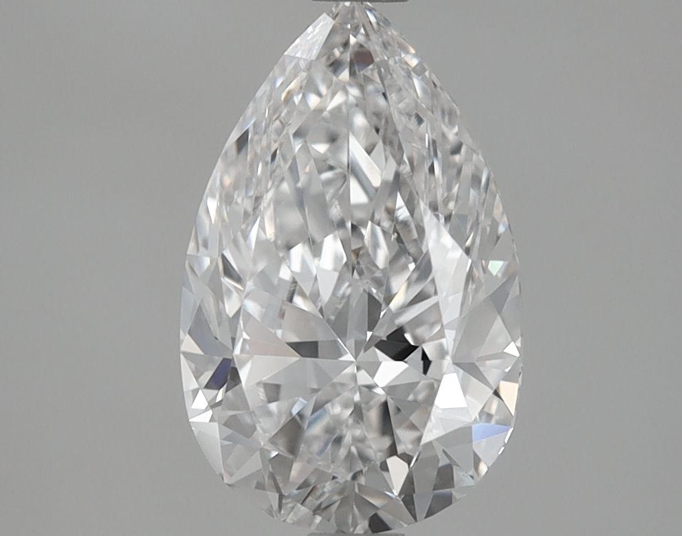 1.81 Carat Pear Natural Diamond with  Cut Diamond in 14KT  view 1
