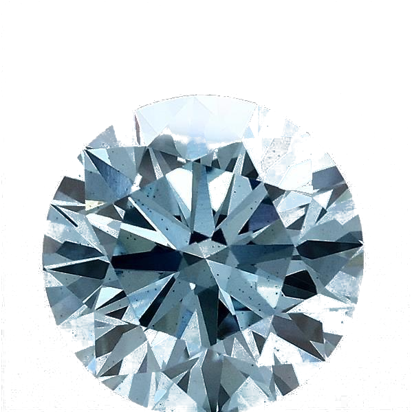 2.5 Carat Round Lab Diamond with  Cut Diamond in 14KT  view 1
