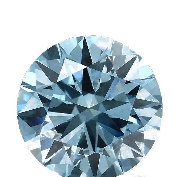1.5 Carat Round Lab Diamond with  Cut Diamond in 14KT  view 1

