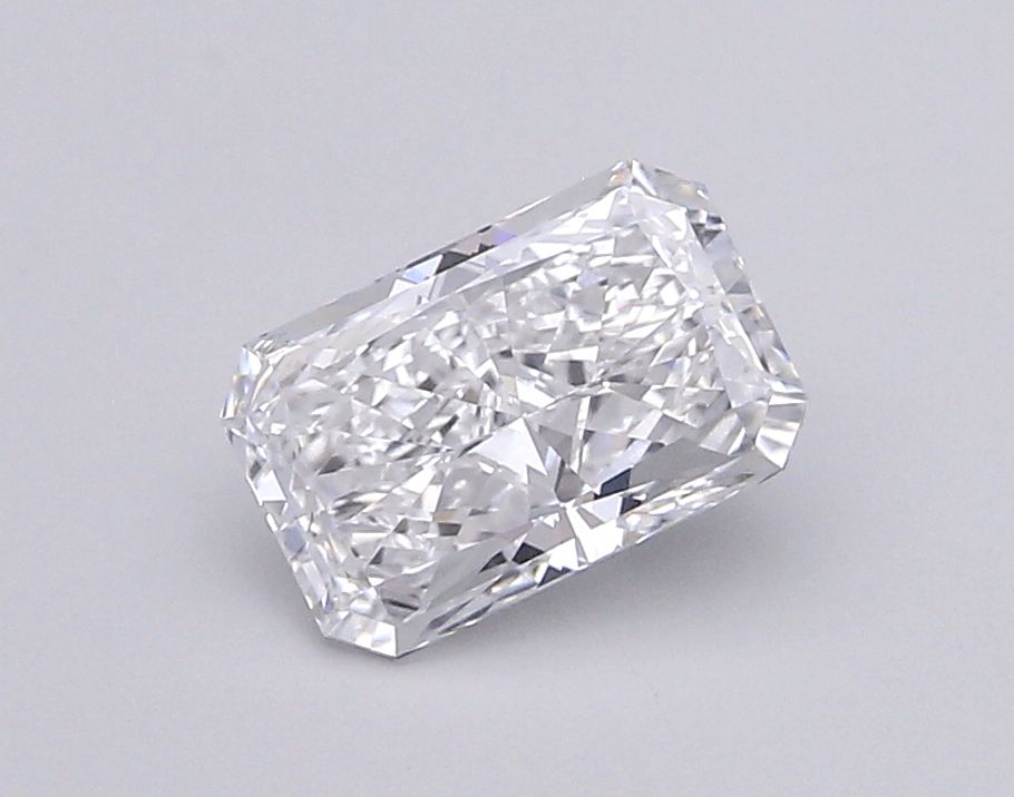 3.04 Carat Radiant Lab Diamond with  Cut Diamond in 14KT  view 1
