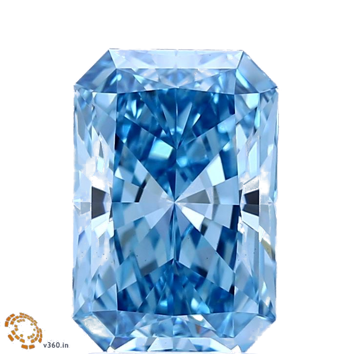 2.51 Carat Radiant Lab Diamond with  Cut Diamond in 14KT  view 1
