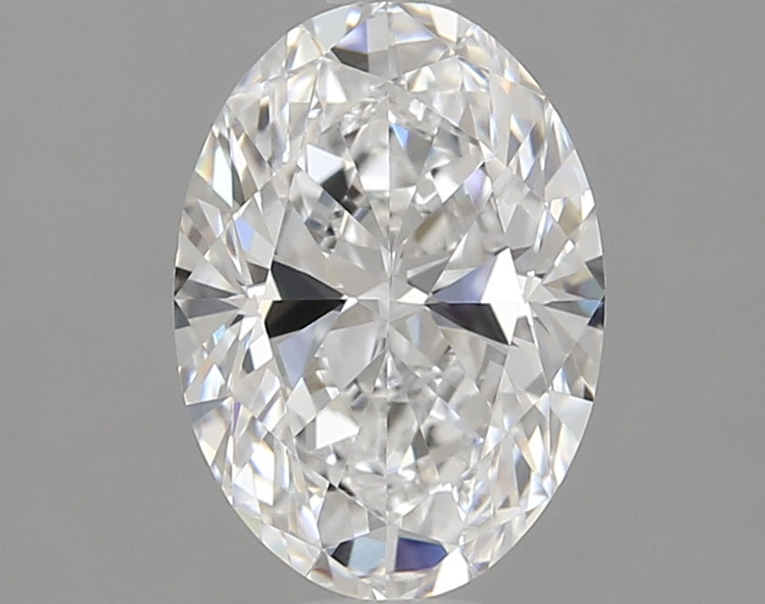 1.15 Carat Oval Lab Diamond with  Cut Diamond in 14KT  view 1
