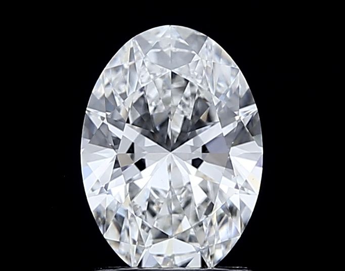 2.07 Carat Oval Lab Diamond with  Cut Diamond in 14KT  view 1
