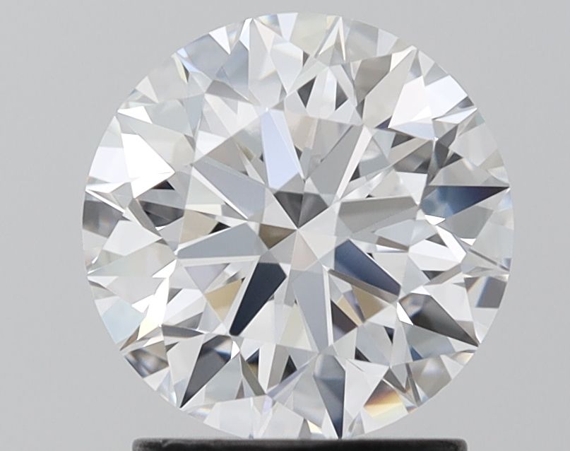 1.75 Carat Round Lab Diamond with  Cut Diamond in 14KT  view 1
