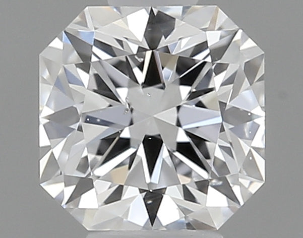 0.41 Carat Radiant Natural Diamond with  Cut Diamond in 14KT  view 1
