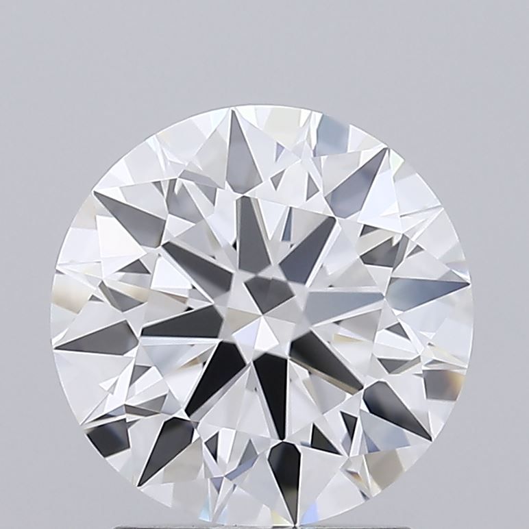 1.8 Carat Round Lab Diamond with  Cut Diamond in 14KT  view 1
