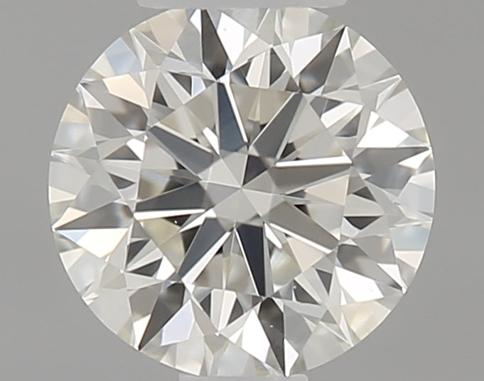 0.35 Carat Round Natural Diamond with  Cut Diamond in 14KT  view 1
