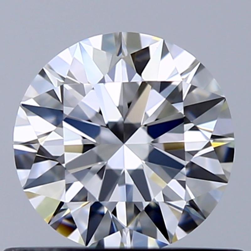 0.58 Carat Round Natural Diamond with  Cut Diamond in 14KT  view 1
