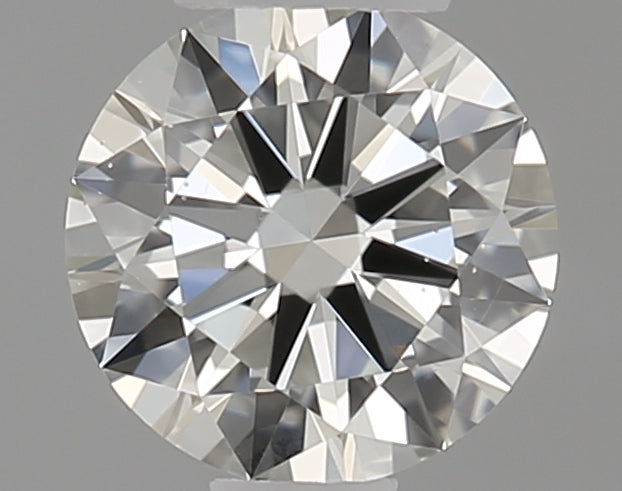 0.3 Carat Round Natural Diamond with  Cut Diamond in 14KT  view 1
