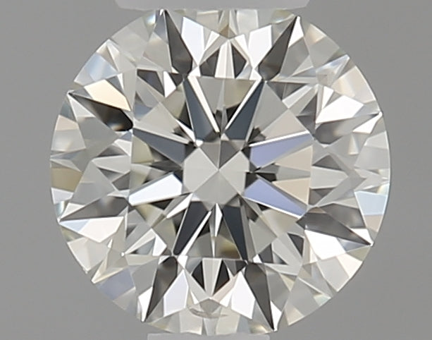 0.3 Carat Round Natural Diamond with  Cut Diamond in 14KT  view 1

