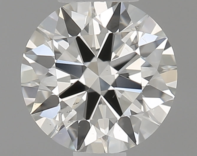 0.38 Carat Round Natural Diamond with  Cut Diamond in 14KT  view 1
