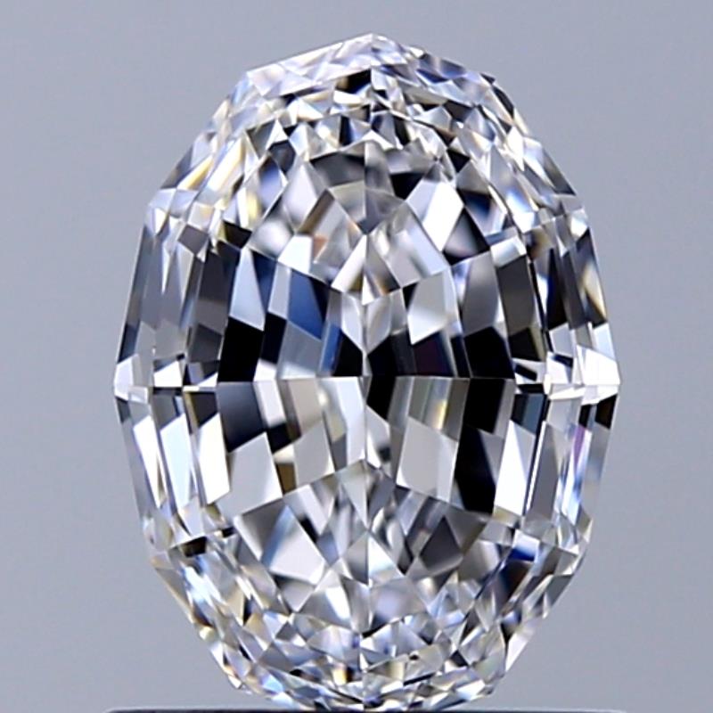 1.22 Carat Oval Natural Diamond with  Cut Diamond in 14KT  view 1
