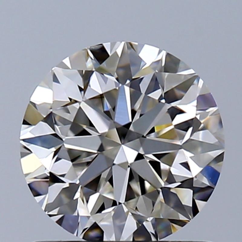0.9 Carat Round Natural Diamond with  Cut Diamond in 14KT  view 1
