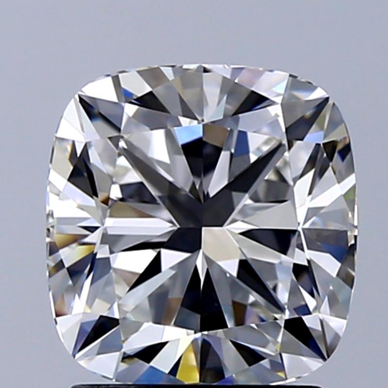 2.01 Carat Cushion Natural Diamond with  Cut Diamond in 14KT  view 1
