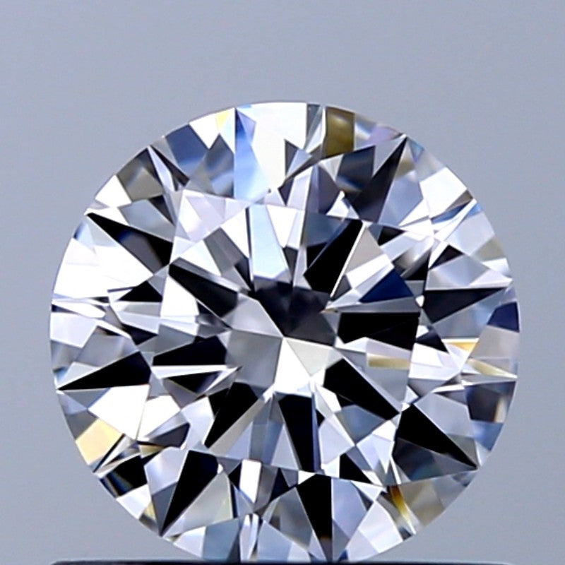 0.72 Carat Round Natural Diamond with  Cut Diamond in 14KT  view 1
