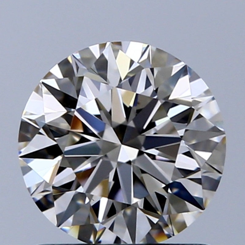 1.0 Carat Round Natural Diamond with  Cut Diamond in 14KT  view 1
