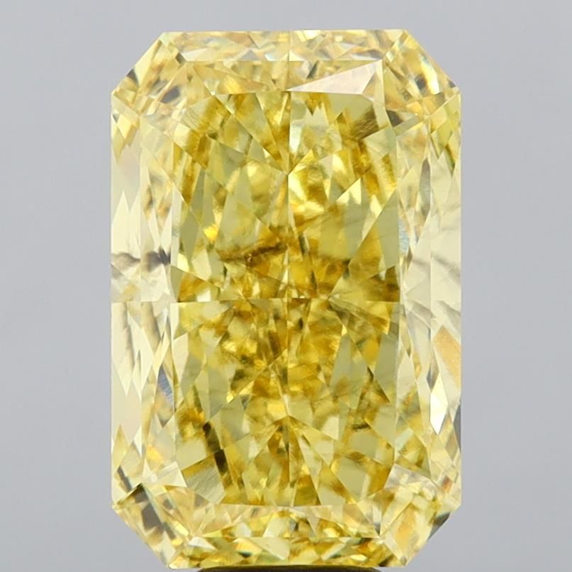 11.02 Carat Radiant Lab Diamond with  Cut Diamond in 14KT  view 1
