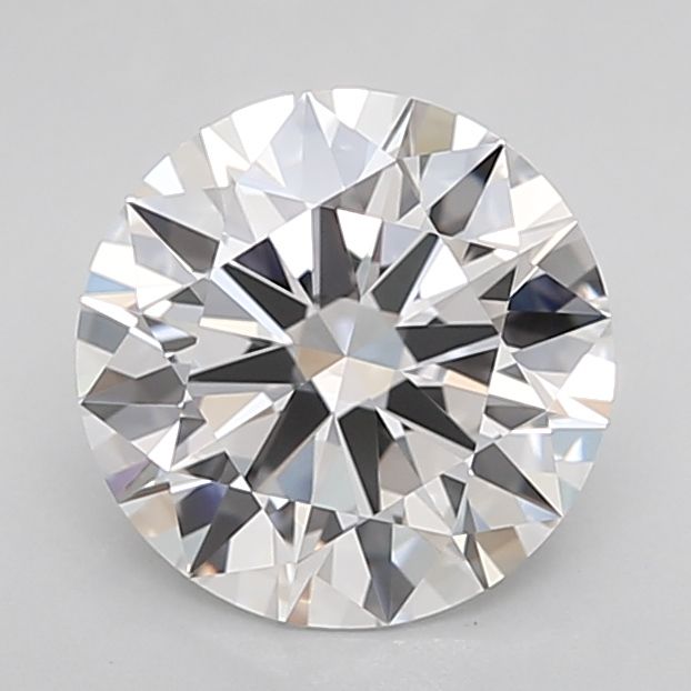 2.01 Carat Round Lab Diamond with  Cut Diamond in 14KT  view 1
