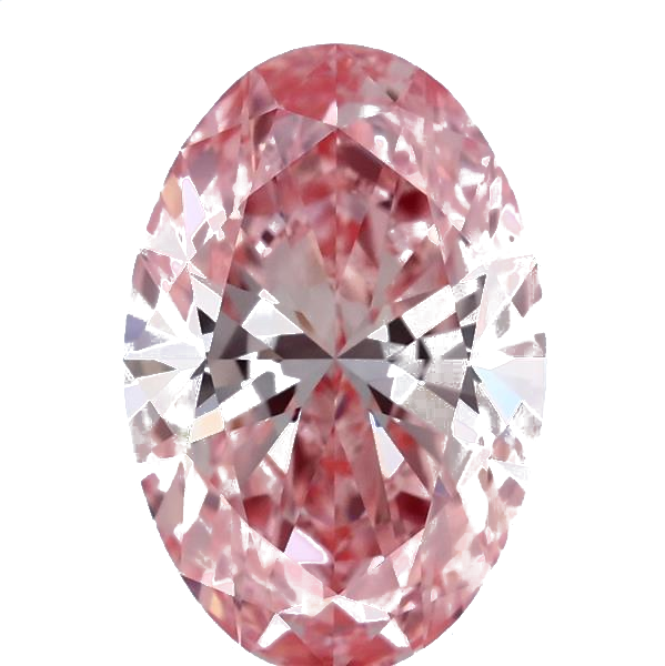 3.11 Carat Oval Lab Diamond with  Cut Diamond in 14KT  view 1
