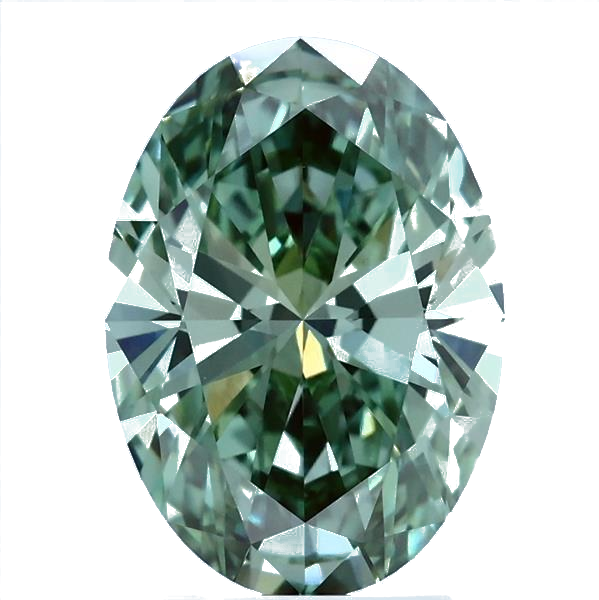 3.0 Carat Oval Lab Diamond with  Cut Diamond in 14KT  view 1
