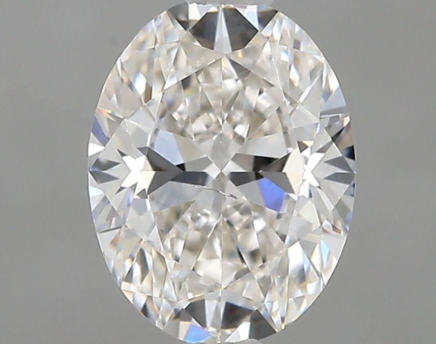 0.5 Carat Oval Natural Diamond with  Cut Diamond in 14KT  view 1

