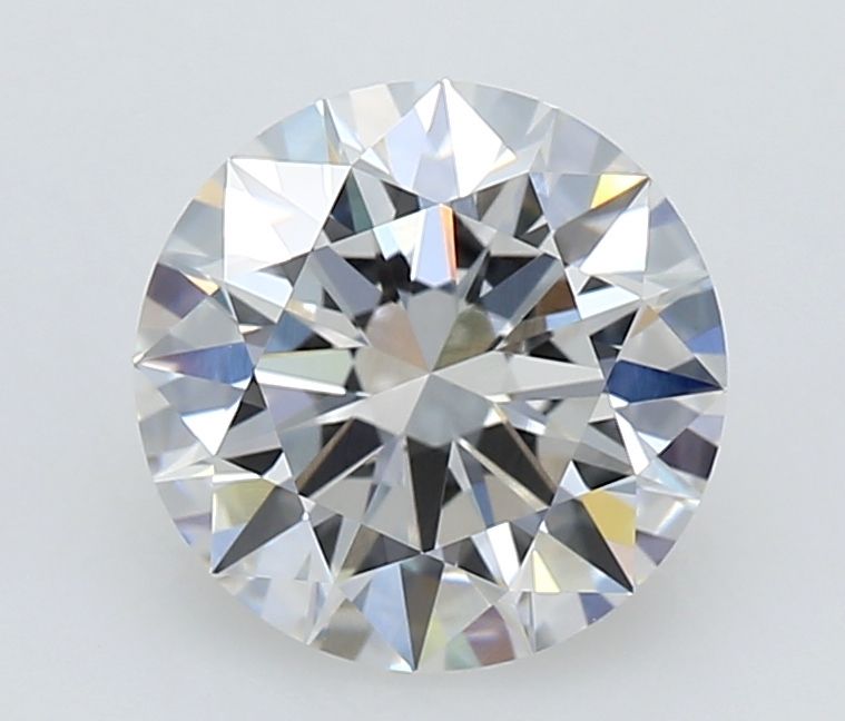 1.71 Carat Round Lab Diamond with  Cut Diamond in 14KT  view 1

