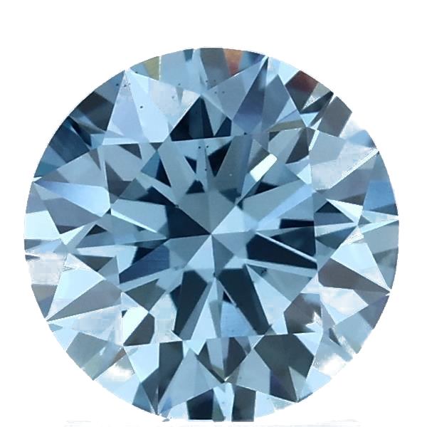 1.51 Carat Round Lab Diamond with  Cut Diamond in 14KT  view 1
