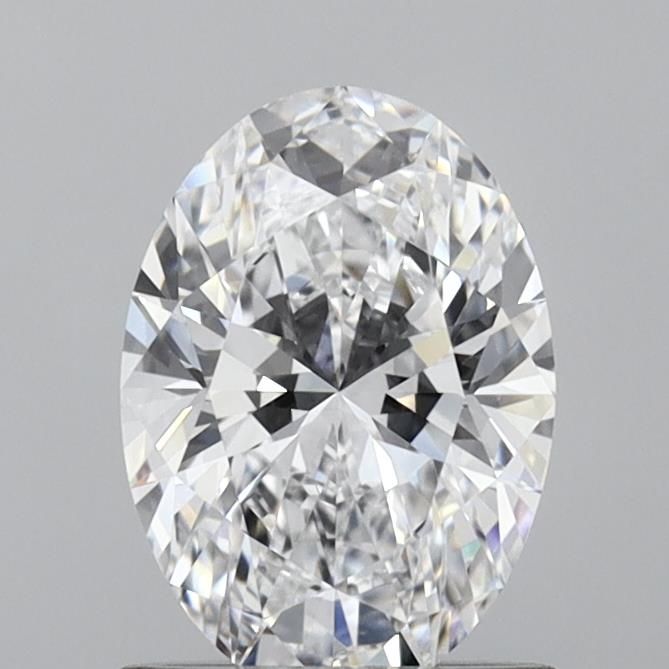1.15 Carat Oval Lab Diamond with  Cut Diamond in 14KT  view 1
