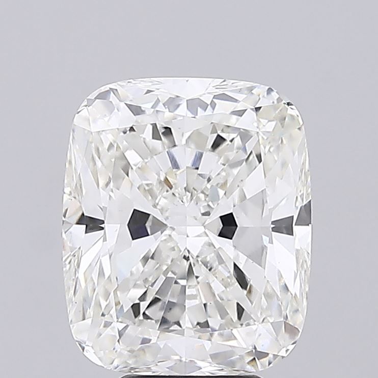 7.0 Carat Cushion Lab Diamond with  Cut Diamond in 14KT  view 1

