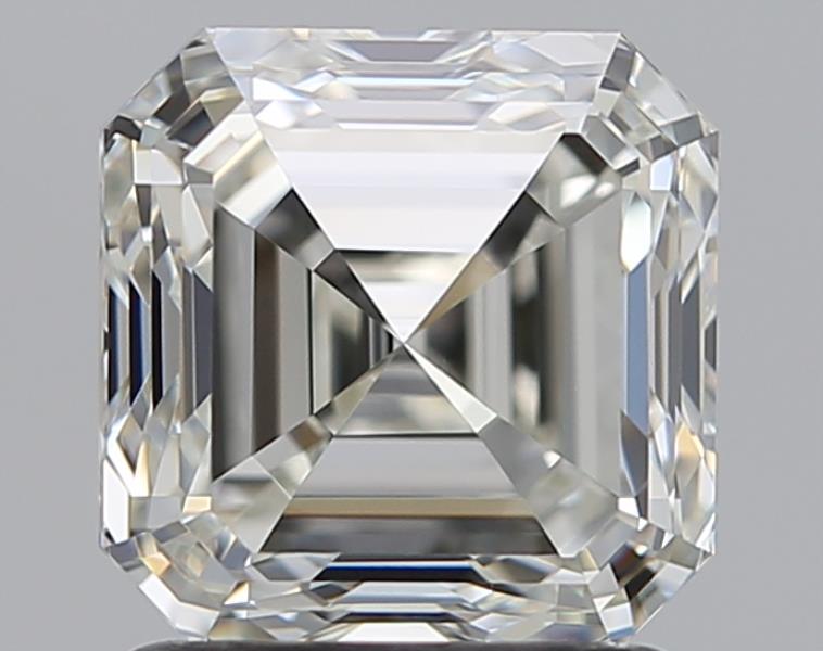 1.6 Carat Emerald Natural Diamond with  Cut Diamond in 14KT  view 1

