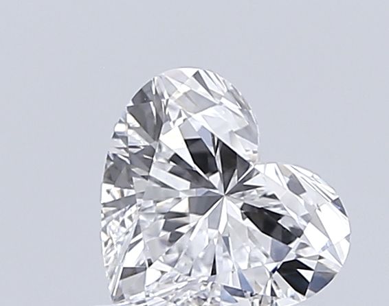 0.56 Carat Heart Lab Diamond with  Cut Diamond in 14KT  view 1
