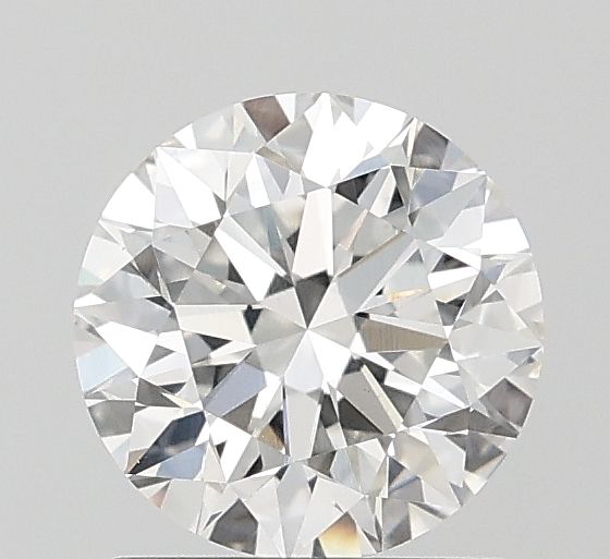 1.27 Carat Round Lab Diamond with  Cut Diamond in 14KT  view 1
