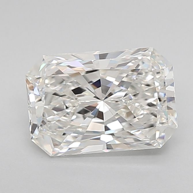 1.65 Carat Radiant Lab Diamond with  Cut Diamond in 14KT  view 1
