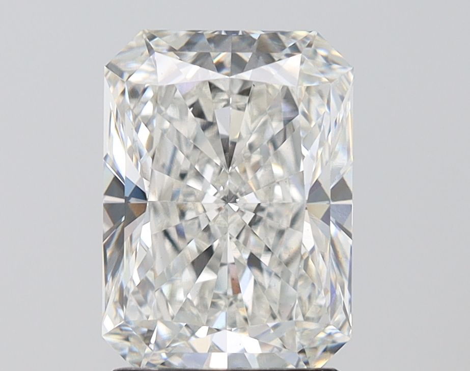 2.91 Carat Radiant Lab Diamond with  Cut Diamond in 14KT  view 1
