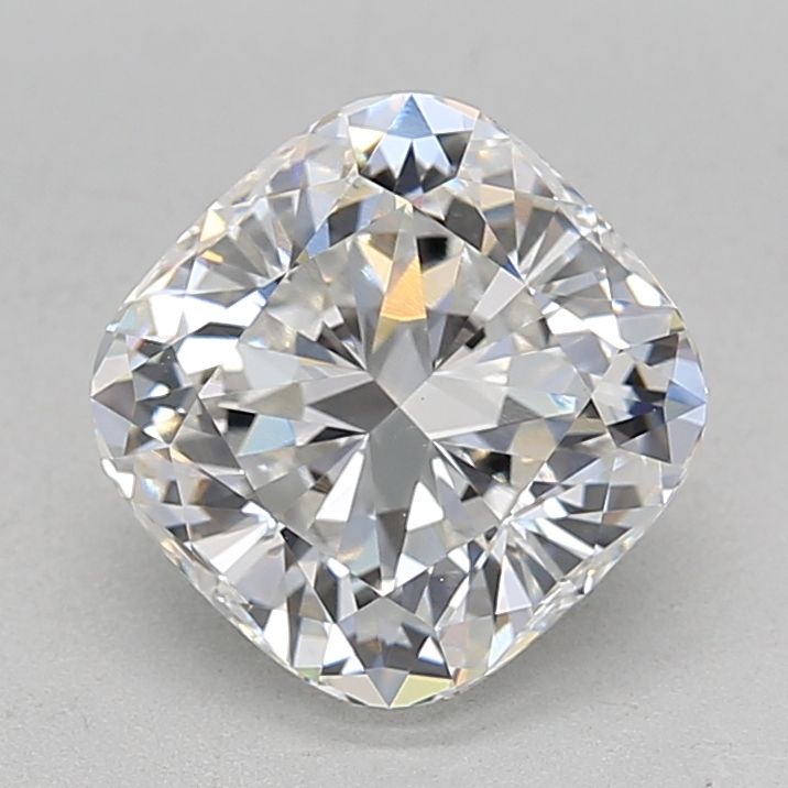 3.05 Carat Cushion Lab Diamond with  Cut Diamond in 14KT  view 1
