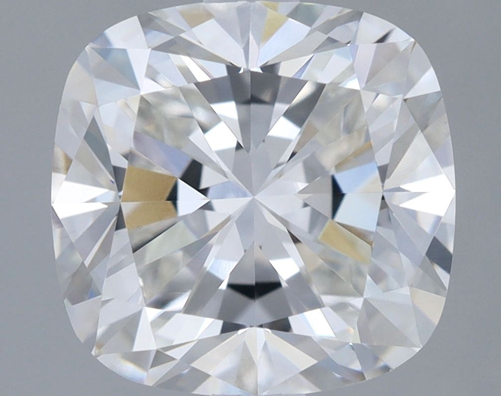2.02 Carat Cushion Lab Diamond with  Cut Diamond in 14KT  view 1
