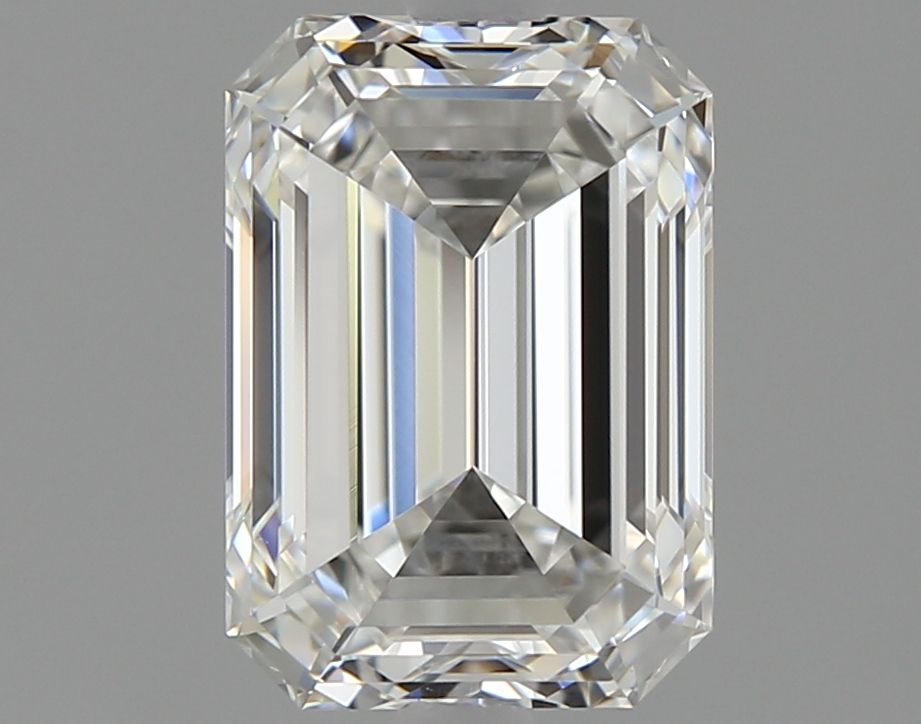 1.56 Carat Emerald Natural Diamond with  Cut Diamond in 14KT  view 1
