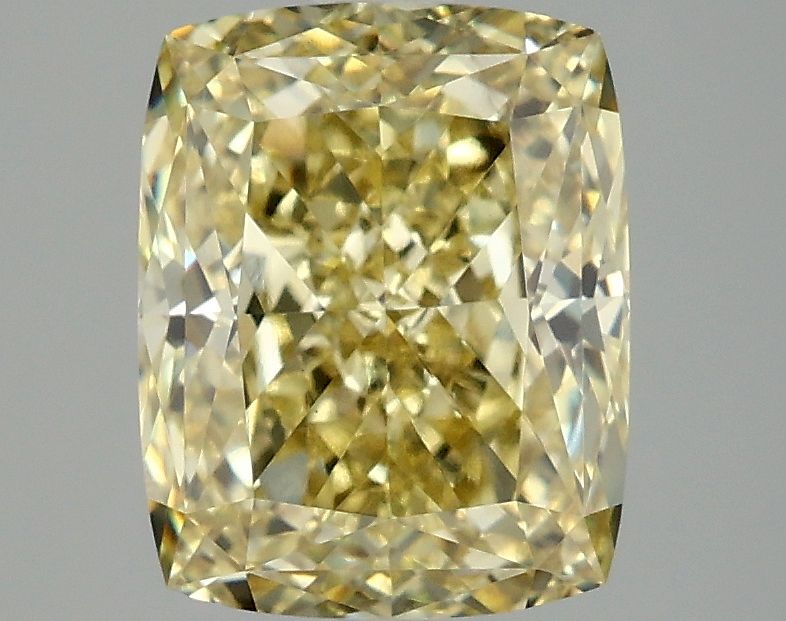 3.0 Carat Cushion Lab Diamond with  Cut Diamond in 14KT  view 1
