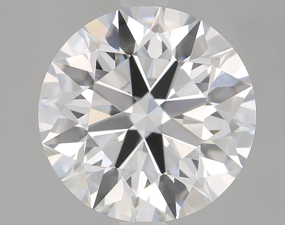 3.51 Carat Round Lab Diamond with  Cut Diamond in 14KT  view 1
