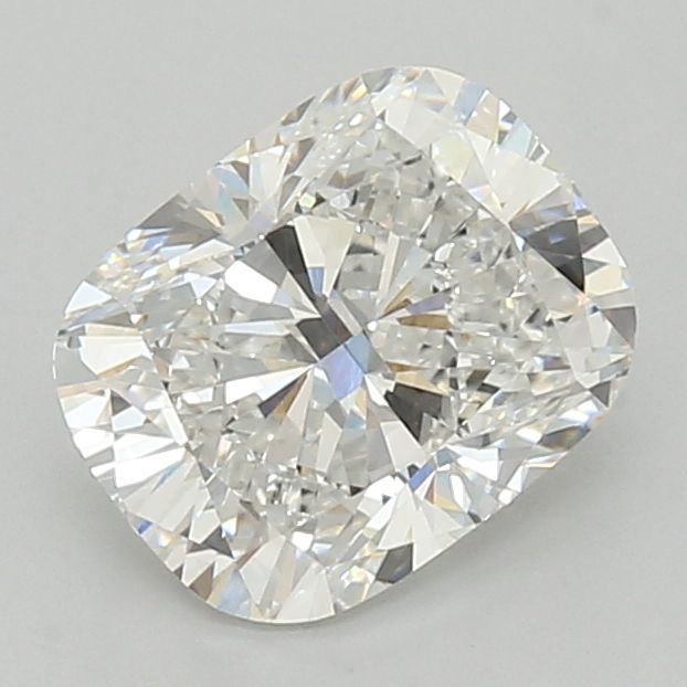 3.0 Carat Cushion Lab Diamond with  Cut Diamond in 14KT  view 1
