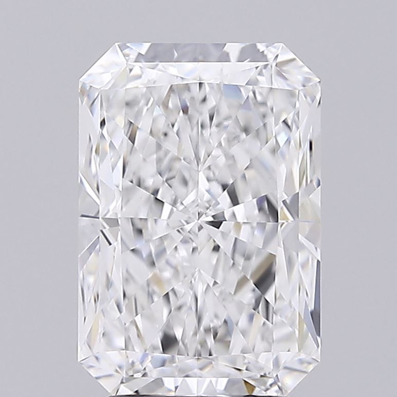 3.01 Carat Radiant Lab Diamond with  Cut Diamond in 14KT  view 1
