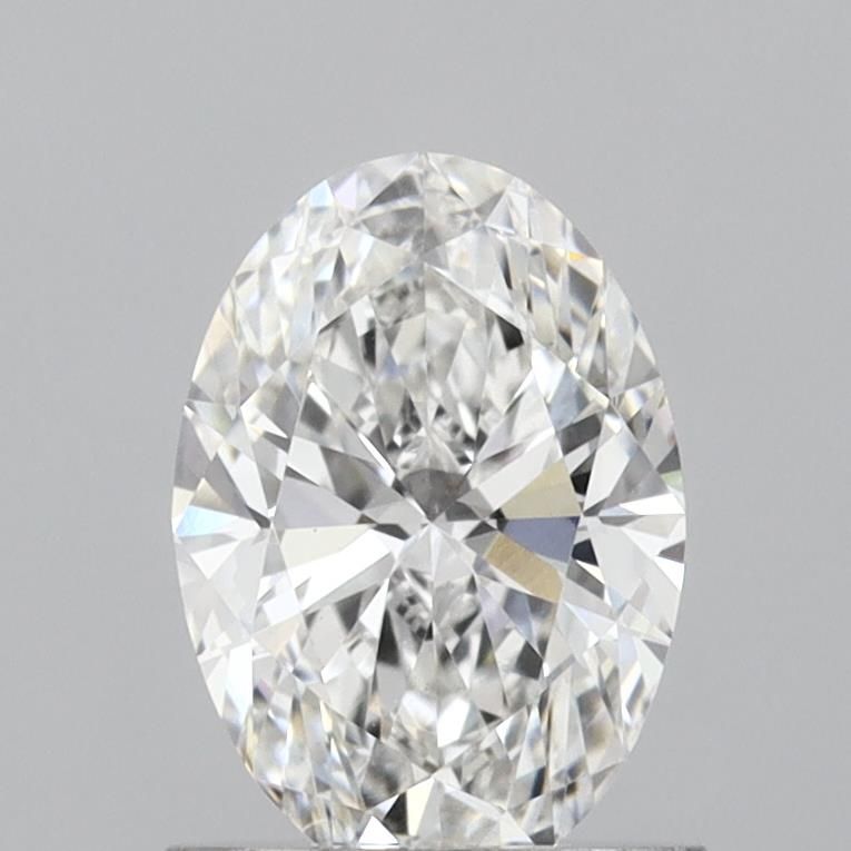 1.04 Carat Oval Lab Diamond with  Cut Diamond in 14KT  view 1
