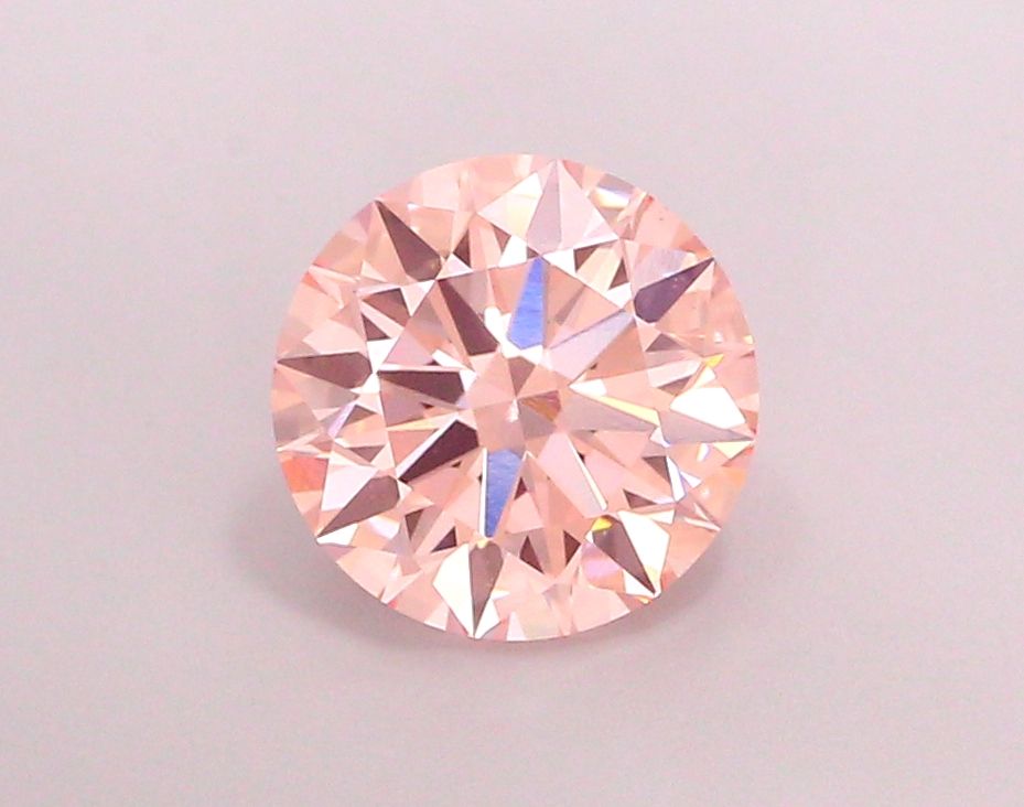 3.02 Carat Round Lab Diamond with  Cut Diamond in 14KT  view 1
