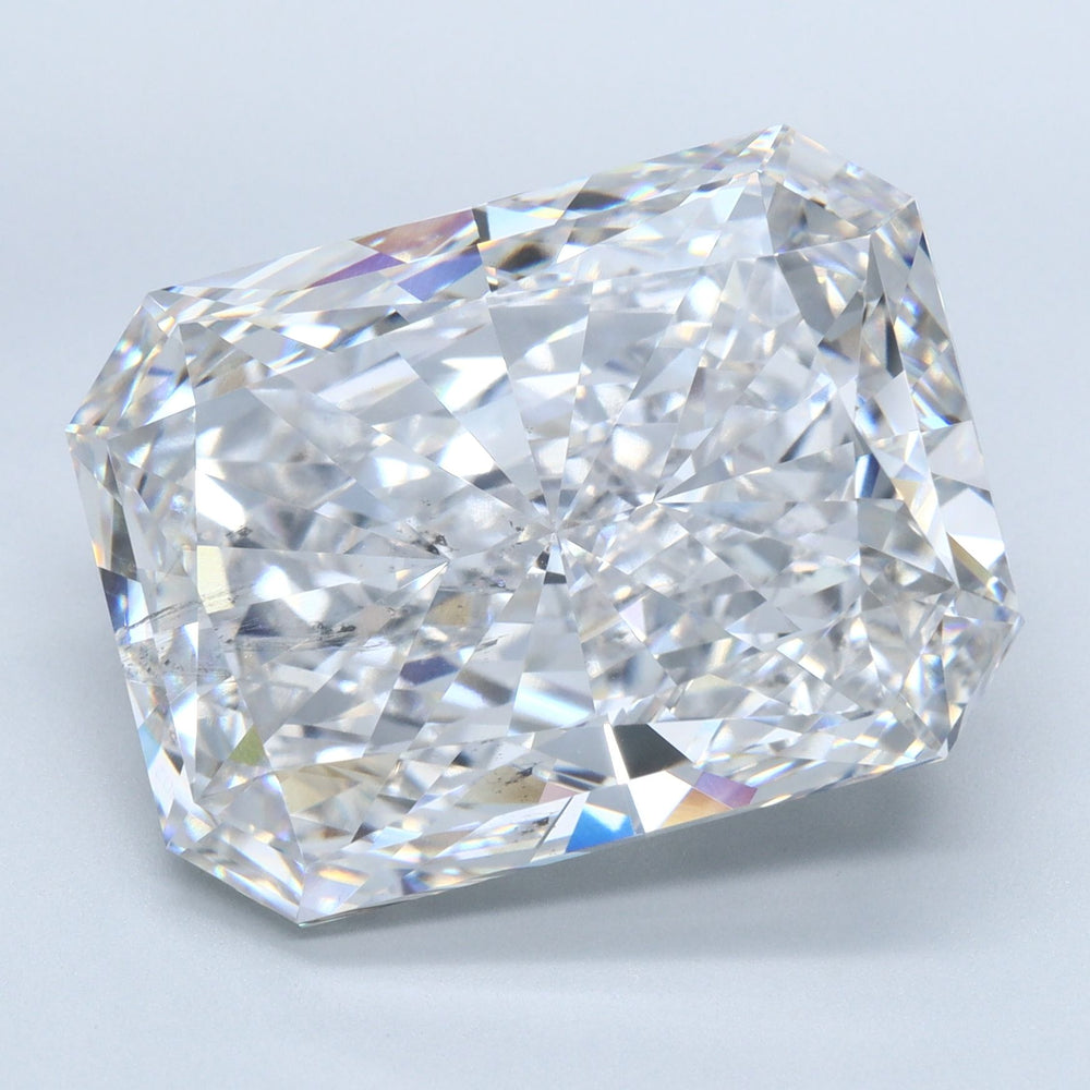 19.43 Carat Radiant Lab Diamond with  Cut Diamond in 14KT  view 1
