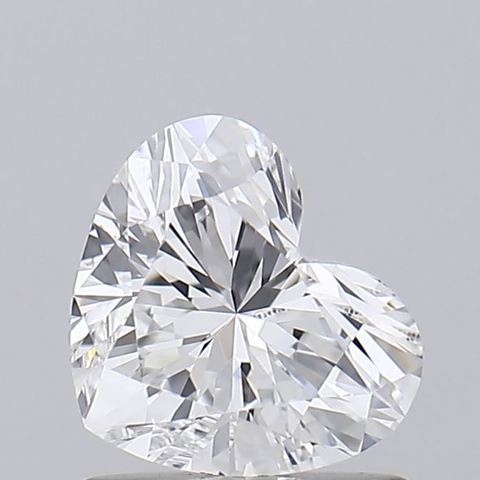 0.9 Carat Heart Lab Diamond with  Cut Diamond in 14KT  view 1
