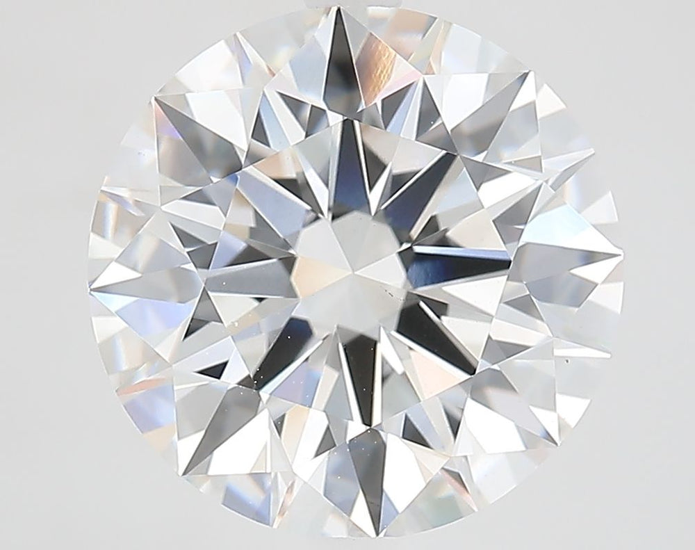 5.73 Carat Round Lab Diamond with  Cut Diamond in 14KT  view 1
