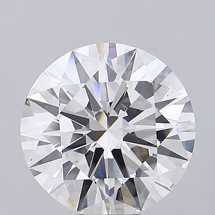 10.02 Carat Round Lab Diamond with  Cut Diamond in 14KT  view 1
