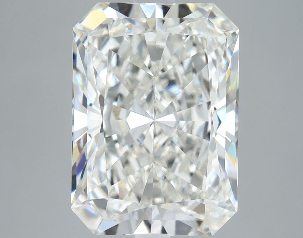5.2 Carat Radiant Lab Diamond with  Cut Diamond in 14KT  view 1
